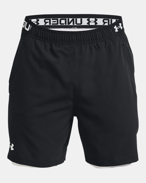 Men's UA Vanish Woven 2-in-1 Shorts in Black image number 5